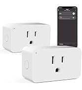 Zwave Plug 500 Series 2 Pack, Zwave Mini Smart Plug Built-in Repeater Range Extender, Zwave Outle...