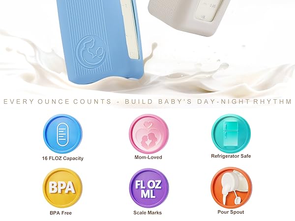 breastmilk storage bottles