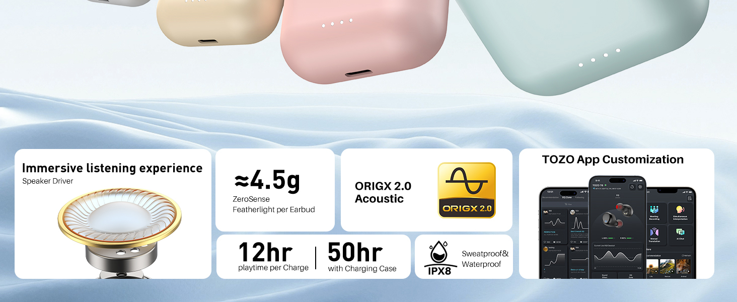 TOZO T6 Wireless Ear Buds