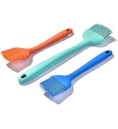 U-Taste 600ºF Heat Resistant Angled Silicone Basting Brushes, Turkey Oil Sauce Butter Egg Dessert...