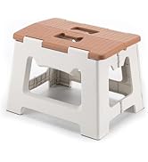 ZLMHYYM 9'' Folding Step Stools for Adults and Kids, Hold Up to 300 lbs, Portable Foldable Step S...