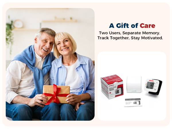 WEONY Wrist Blood Pressure Monitor for Home Use – Heart Rate Display, a great gift for parents