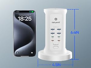 The size of the power board is about the same as that of a mobile phone.