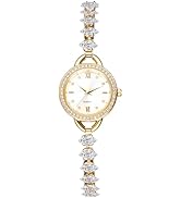 Avaner Women's Bracelet Wrist Watches: Ladies Elegant Slim Strap Rhinestones Analog Quartz Watch ...