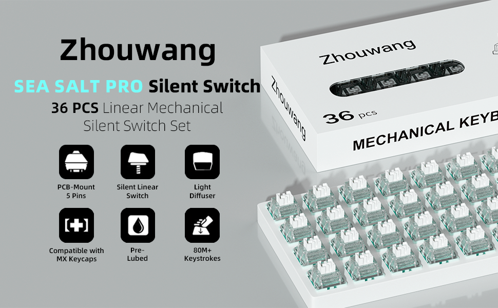 Sea Salt Pro Silent Linear Switches