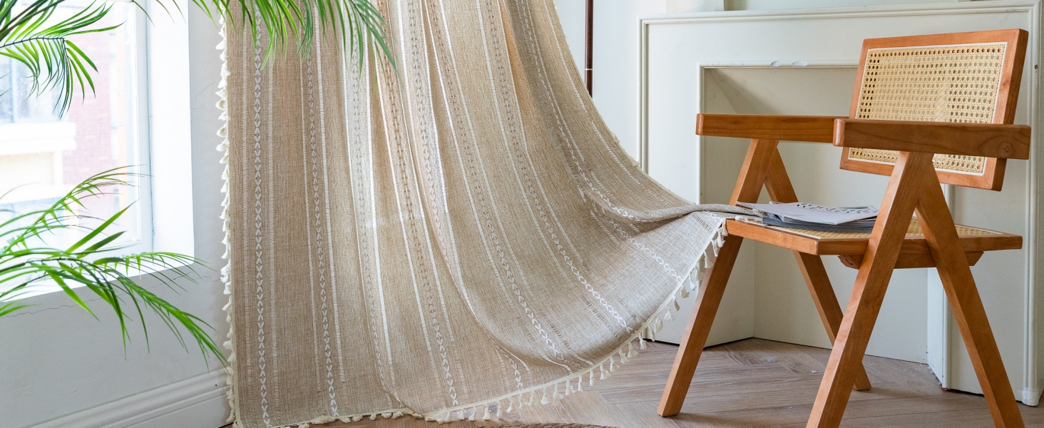 boho curtains