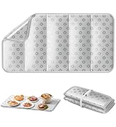 Heat Resistant Insulated Mat for Food Warming Mats, Double-Sided Aluminum Foil Table Protector, T...