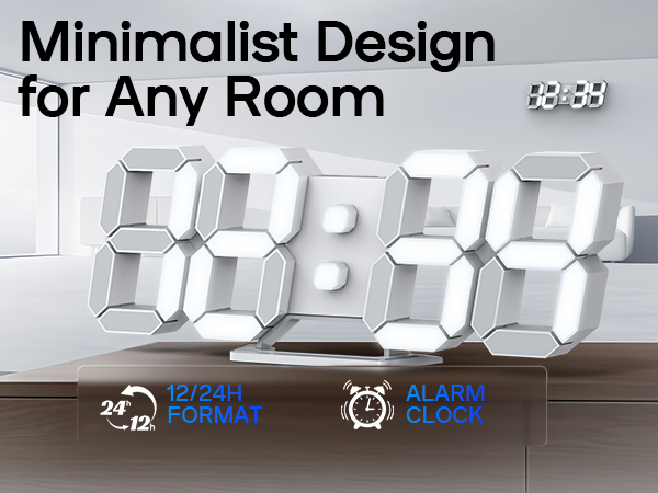 digital wall clock
