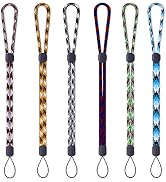 Foshine 6 Pack Lanyard Adjustable Neck lanyards Black Straps Long for Pen id Badge Holder Keys Of...