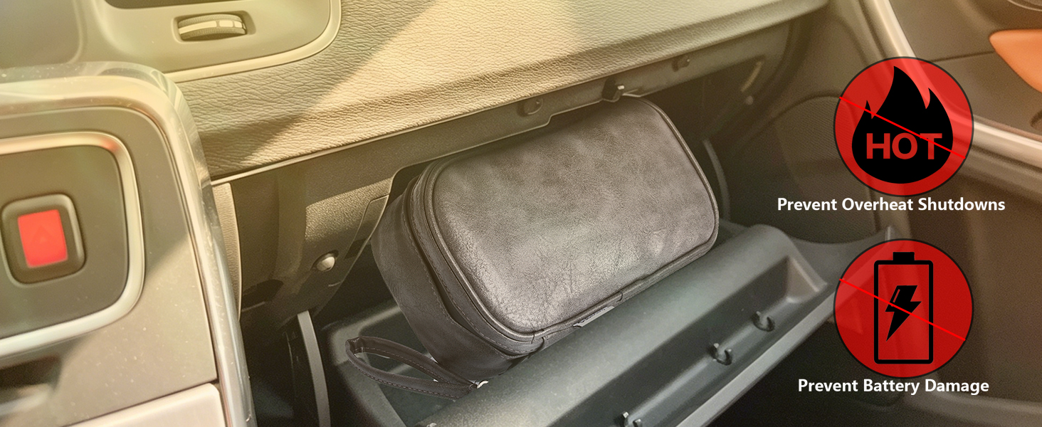 cell phone insulated pouch for heat phone cooling pouch ice pack phone cooler for car