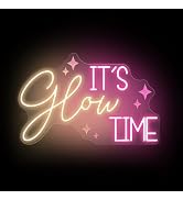 It's Glow Time Neon Sign For Wall Art Decor, Botox Neon Light, Aesthetic Cowgirls Wall Decor, Bea...