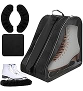 KBTYUDD 3Pcs Skating Bag Set Ice Skate Guards Ice Skate Blade Covers Towel Roller Skate Bag for K...