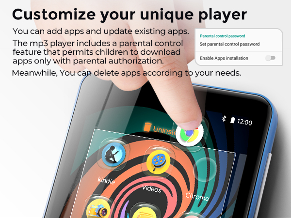 bluetooth mp3 music player