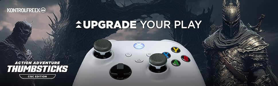 Upgrade your play with control freek CQC Thumbstick extenders and grip covers