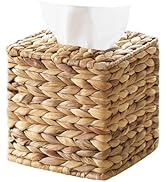 Rattan Tissue Box Cover Square, Wicker Tissue Box Holder Facial Tissues Boxes, Hand Woven Square ...