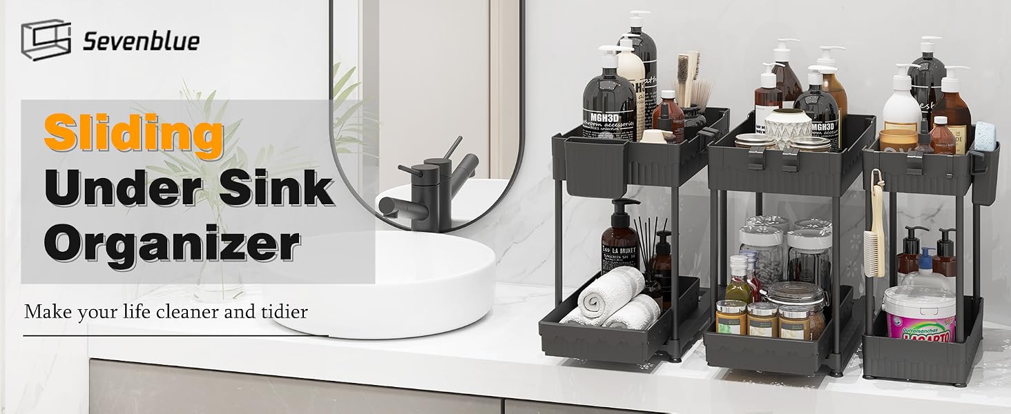 Sevenblue under sink organizer