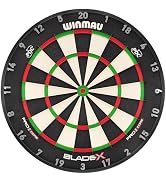 WINMAU Professional Bristle Dartboard - PDC Tournament Board with Official Tournament Specificati...