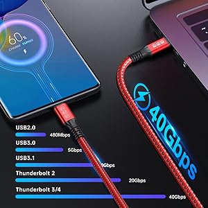usb c thunderbolt 4 cable