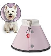Agape Soft Dog Cone for Small Dogs & Cats, Comfy Dog Recovery Collar After Surgery, Adjustable E ...