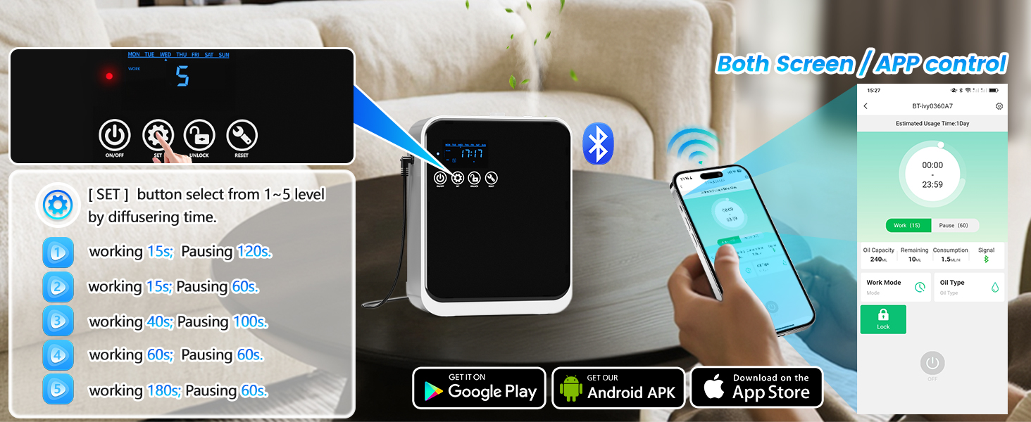 Smart Scent Machine APP Control