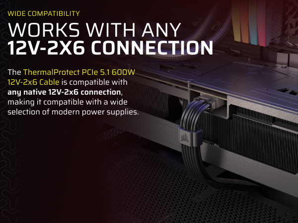 ThermalProtect Universal 12V-2x6 Cables