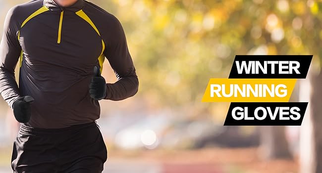 winter running gloves for men women waterproof
