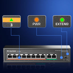 8 port poe switch