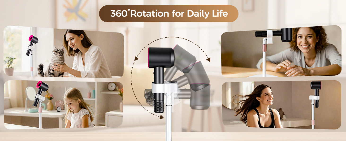 handsfree hair dryer stand