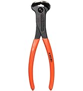 KSEIBI 141155 End Cutting Pliers 8 Inch Grip Handle Black Finish Chrome Vanadium Steel Carpenter ...