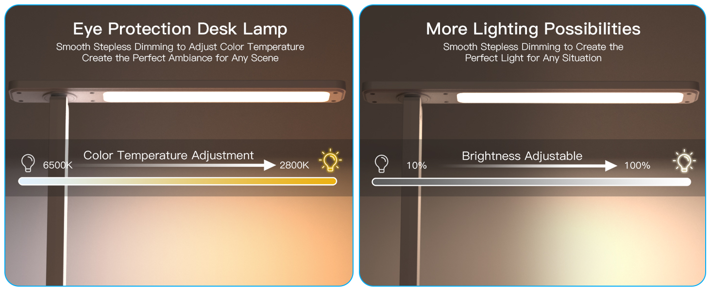 Touch Control 4 Color Modes 5 Brightness Levels