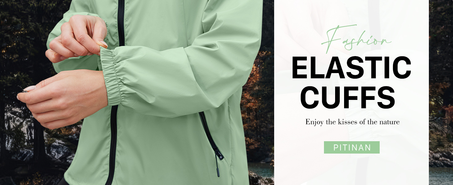 Womens rain jacket
