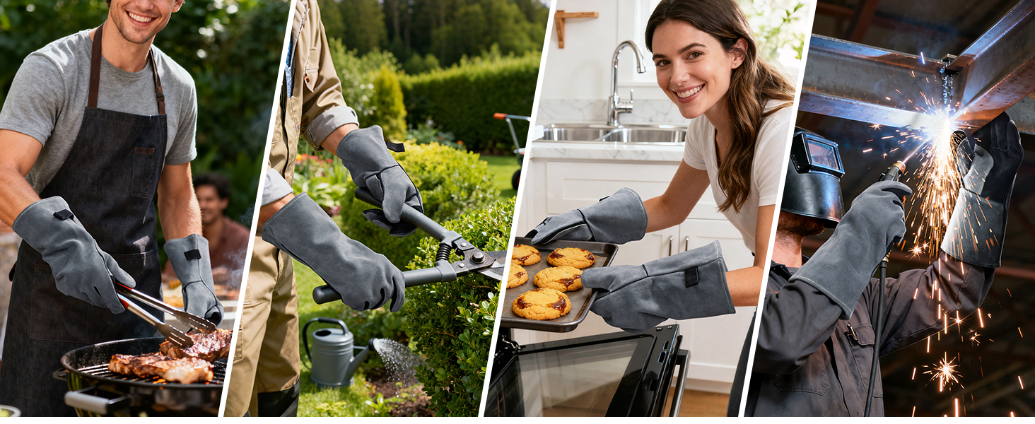 leather welding gloves leather grill gloves leather work gloves