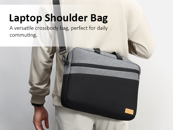 grey laptop bag