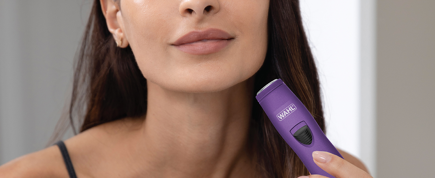 wahl pure confidence rotary shaver peach fuzz hair remover