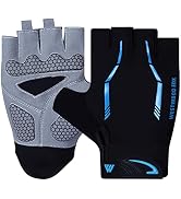 WESTWOOD FOX Cycling Gloves Half Finger Unisex Padded Grips Palm Bicycle Riding MTB Bike Gloves N...