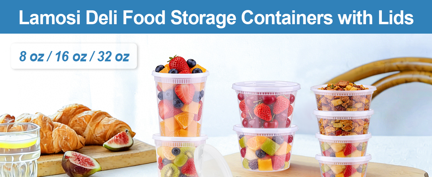 plastic food containers with lids