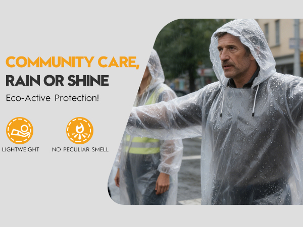 Perfect for Emergencies - Stash in cars, offices, or kits for unexpected downpours.