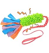 SCHITEC Tug Toy for Dogs, Bungee Tug of War Rope Toys with Squeaky Sound for Small Medium Large D...