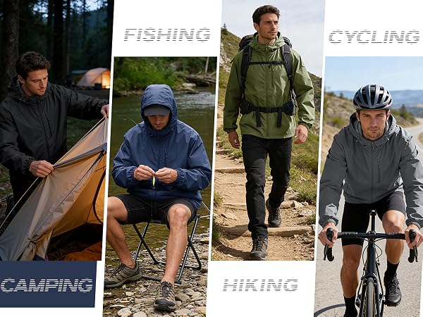 mens rain jacket