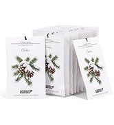 MYARO 12 Packs Cedarwood Scented Sachets for Drawer and Closet, Long-Lasting Closet Sachet Bags D...