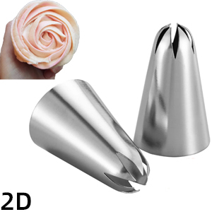 1M 2D 2F Large Icing Tips for Cupcakes