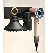 Dyson Hair Dryer Holder, Hair Dryer Wall Mount Hanger for Supersonic Nural, 5 Attachments Magneti...