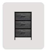 Sorbus Nightstand Dresser with 3 Faux Wood Drawers - Bedside Table Chest with Storage - Bedroom, ...
