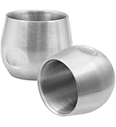 BSDLZCH Stainless Steel Espresso Cups Set, 2 pcs Double Wall Insulated Unbreakable Espresso Cups ...