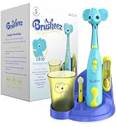 Brusheez Kids’ Electric Toothbrush Set - Safe & Effective for Ages 3+ - Parent Tested & Approved ...