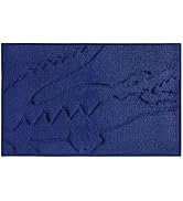 Lacoste Heritage Bath Rug – Ultra Soft Quick-Dry Microfiber and Tufted, Super Absorbent with Non-...