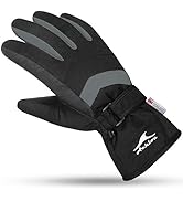 Achiou Ski Snow Gloves Winter Warm 3M Thinsulate Waterproof Touchscreen Men Women