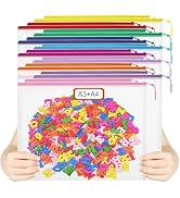 YOPCDJ 20PCS Mesh Zipper Pouch Bags,File Bags,Toy Storage Bags,Clear Organizer Bags,Suitable for ...