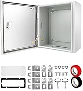 Tocretoare Outdoor Electrical Junction Box, 12 x 10 x 6'' NEMA 4X Enclosure Box, Wall Mounted IP6...