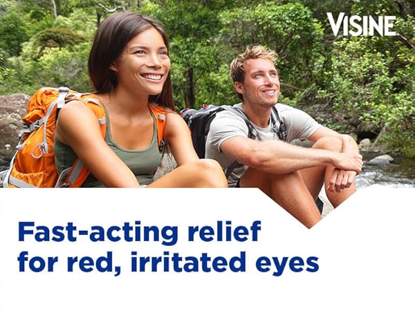 Visine Red Eye Hydrating Comfort, Lubricant, Redness Reliever Eye Drops, eye drop, redness relief